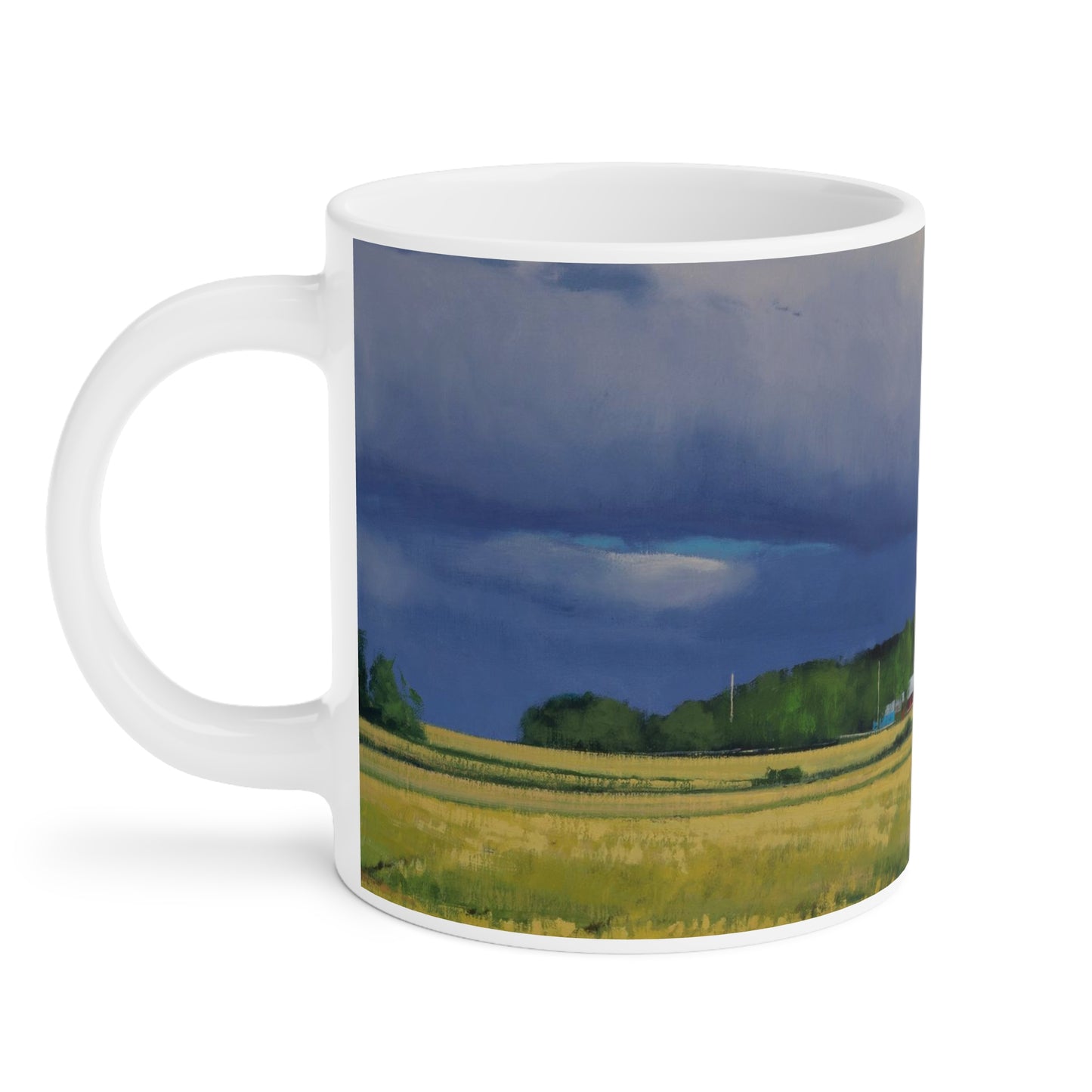 Ben Bauer: "September Fields, Lowry MN" Ceramic Mug (11oz, 15oz, 20oz)