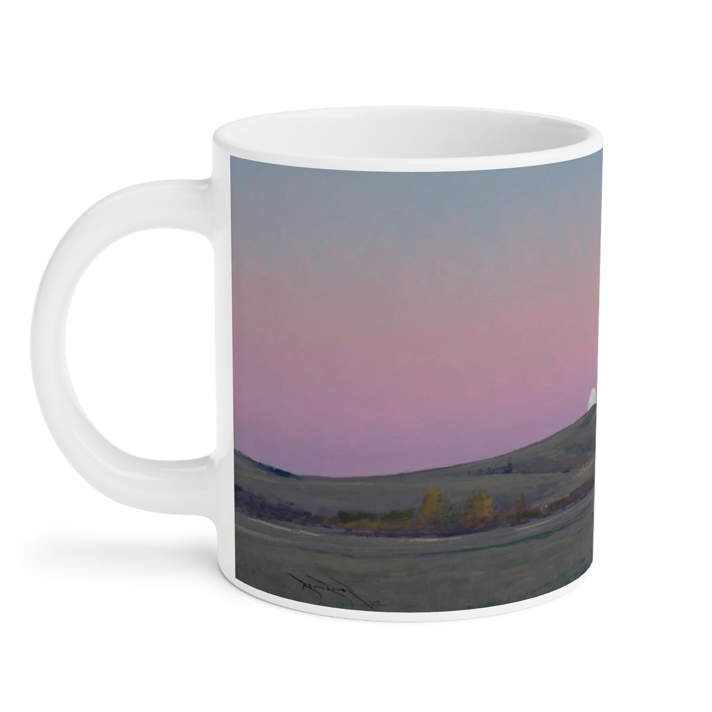 Ben Bauer: "Moonrise in Lowry, MN" Ceramic Mug (11oz, 15oz, 20oz)