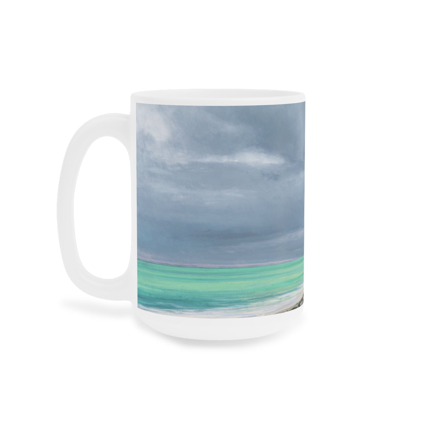 Ben Bauer: "Sandspur Beach, Florida" Ceramic Mug (11oz, 15oz, 20oz)