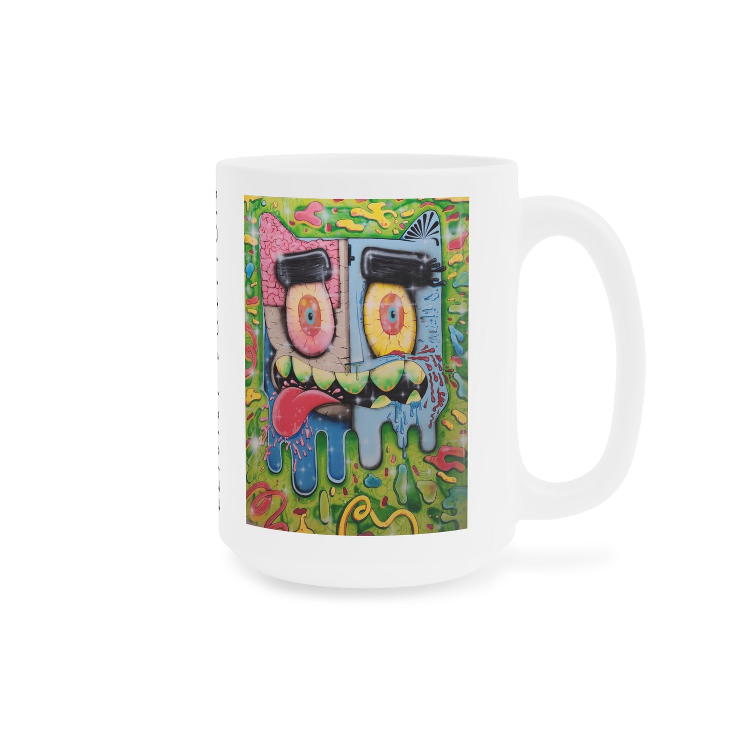 Lenny Vuitton: "Anatomy of the Holli Gan" Ceramic Mugs (The Art of Subversion)