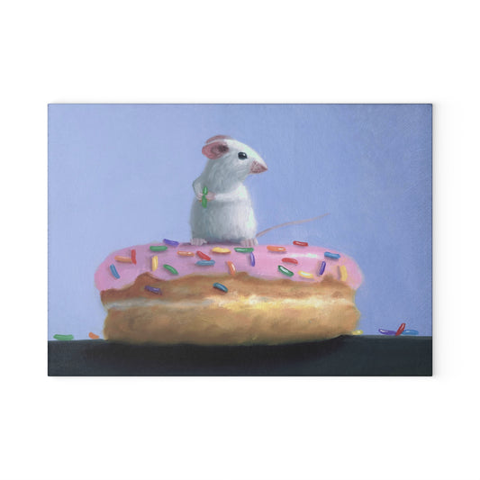 Stuart Dunkel: "Conquered Donut " - Glass Cutting Board