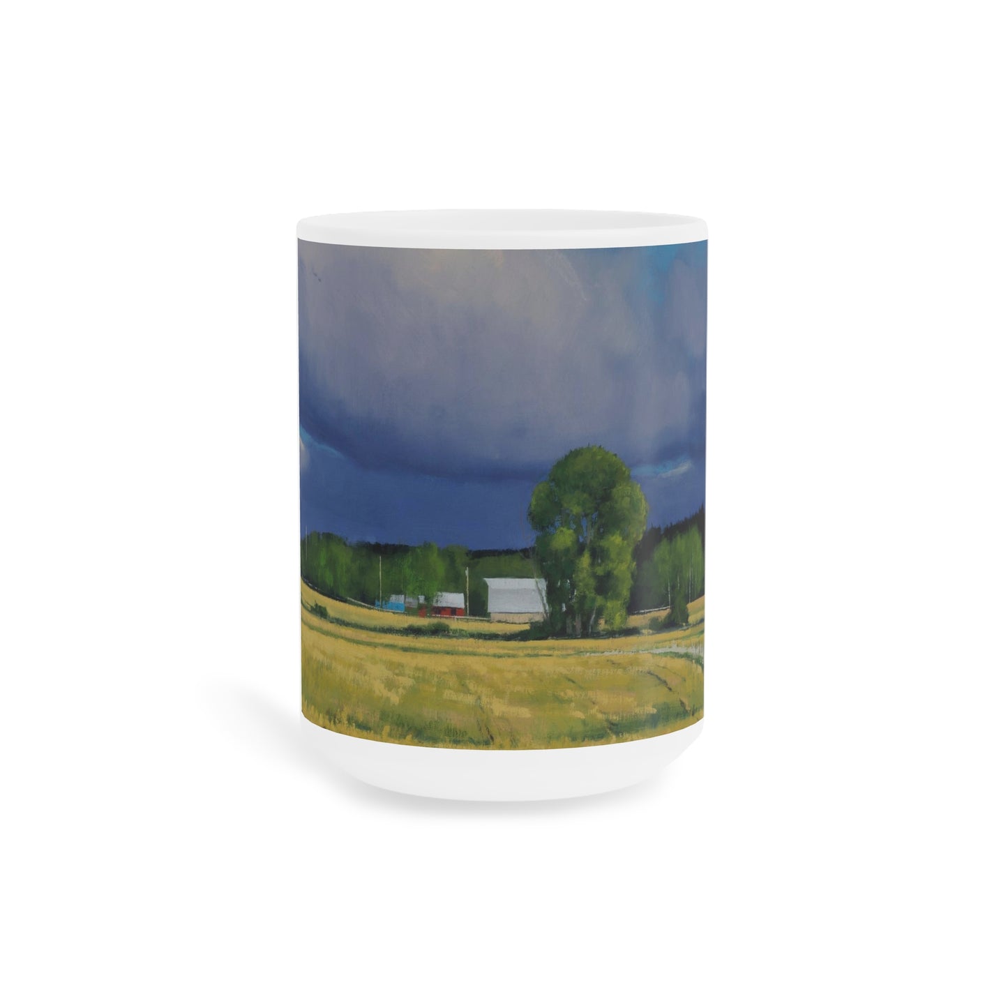 Ben Bauer: "September Fields, Lowry MN" - Ceramic Mug (11oz\15oz\20oz)