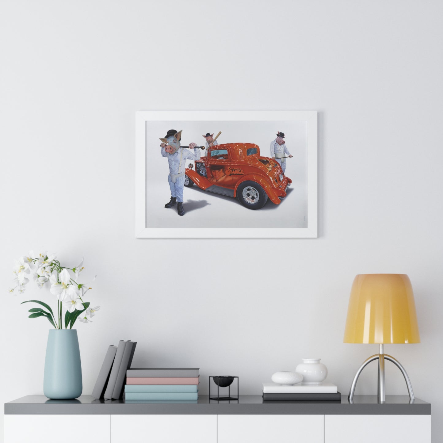 Tony South: "The Moloko Muscle" - Framed Print