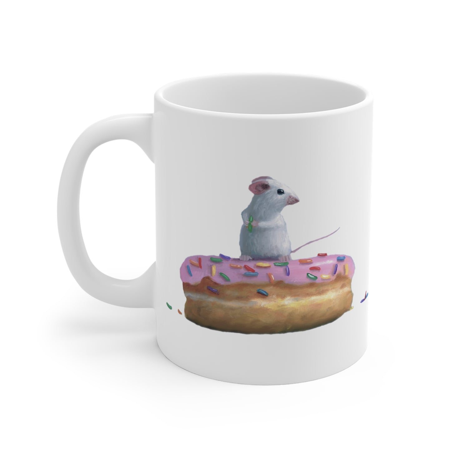 Stuart Dunkel: "Conquered Donut" Ceramic Mug (11oz\15oz\20oz)