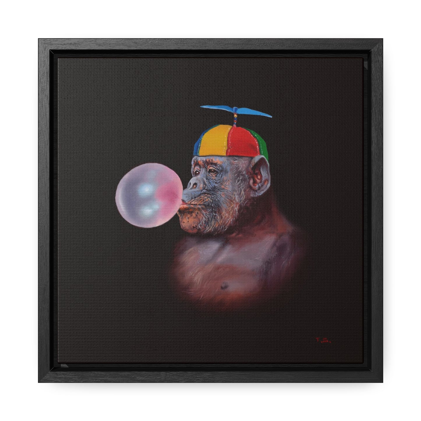 Tony South: "Inflate" - Framed Canvas Reproduction