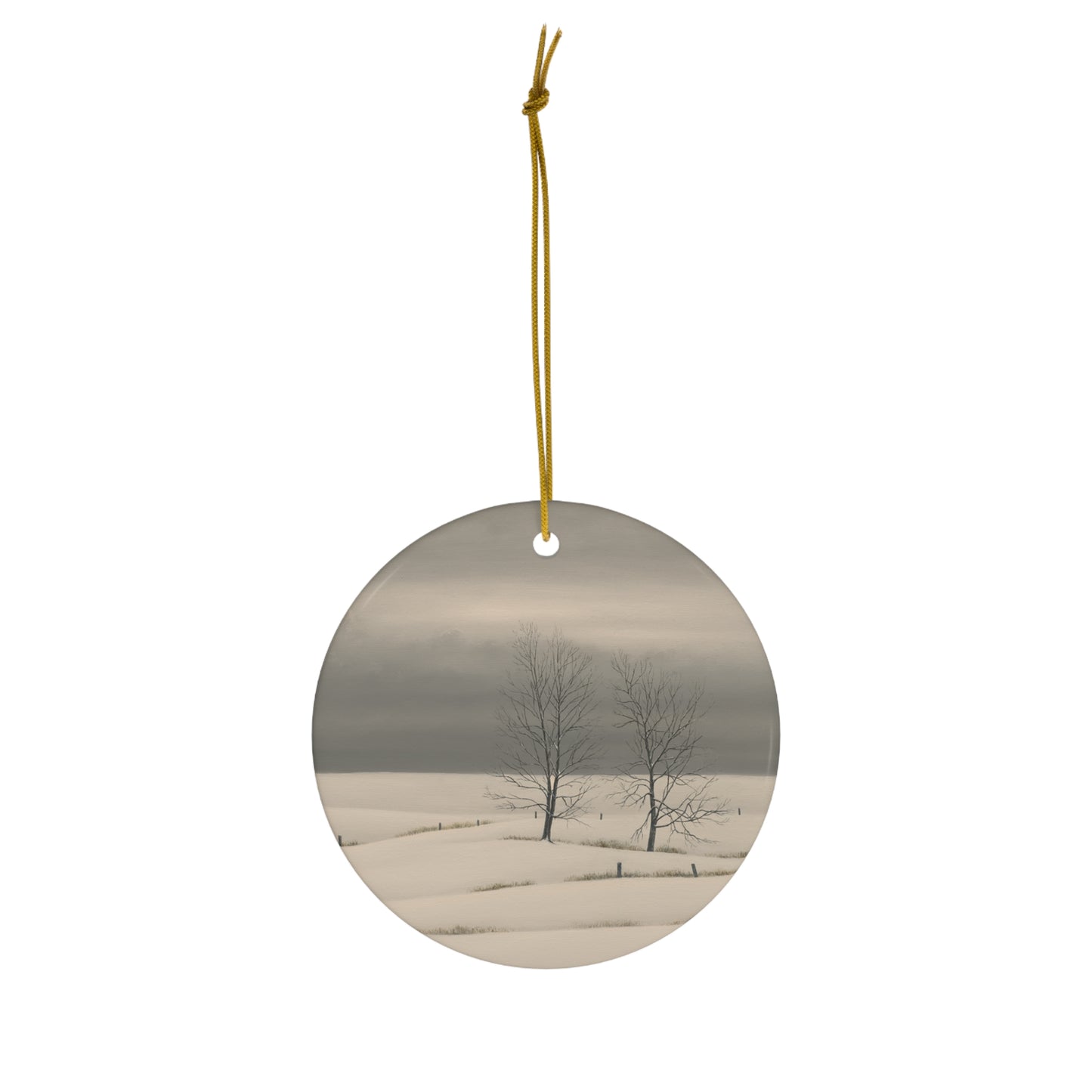 Gail Descoeurs: "Silence" - Holiday Ornament