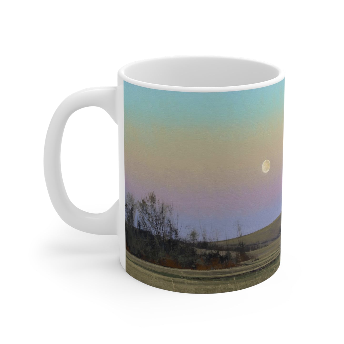 Ben Bauer: "Minnesota Glacial Lakes Area at Dusk" Ceramic Mug (11oz, 15oz, 20oz)