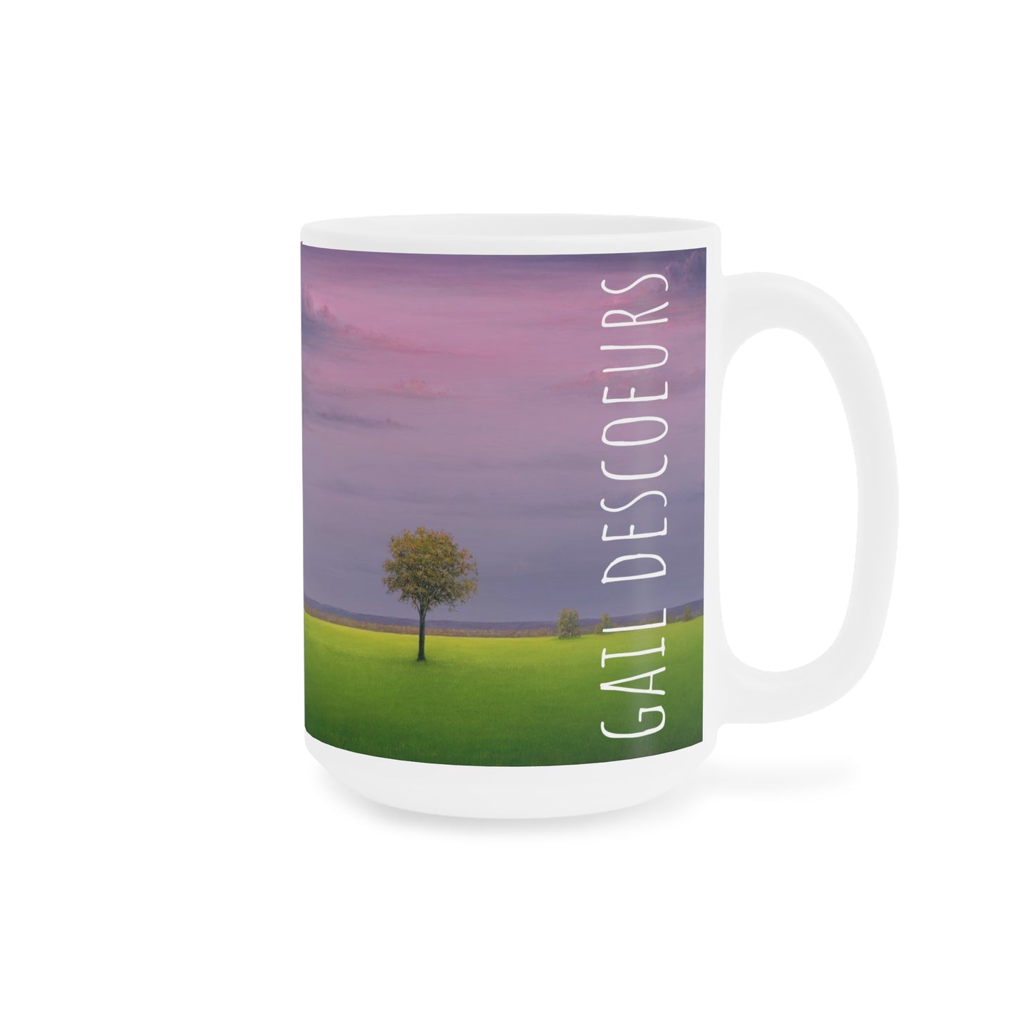 Gail Descoeurs: "Here and Now" Ceramic Mug (11oz\15oz\20oz)