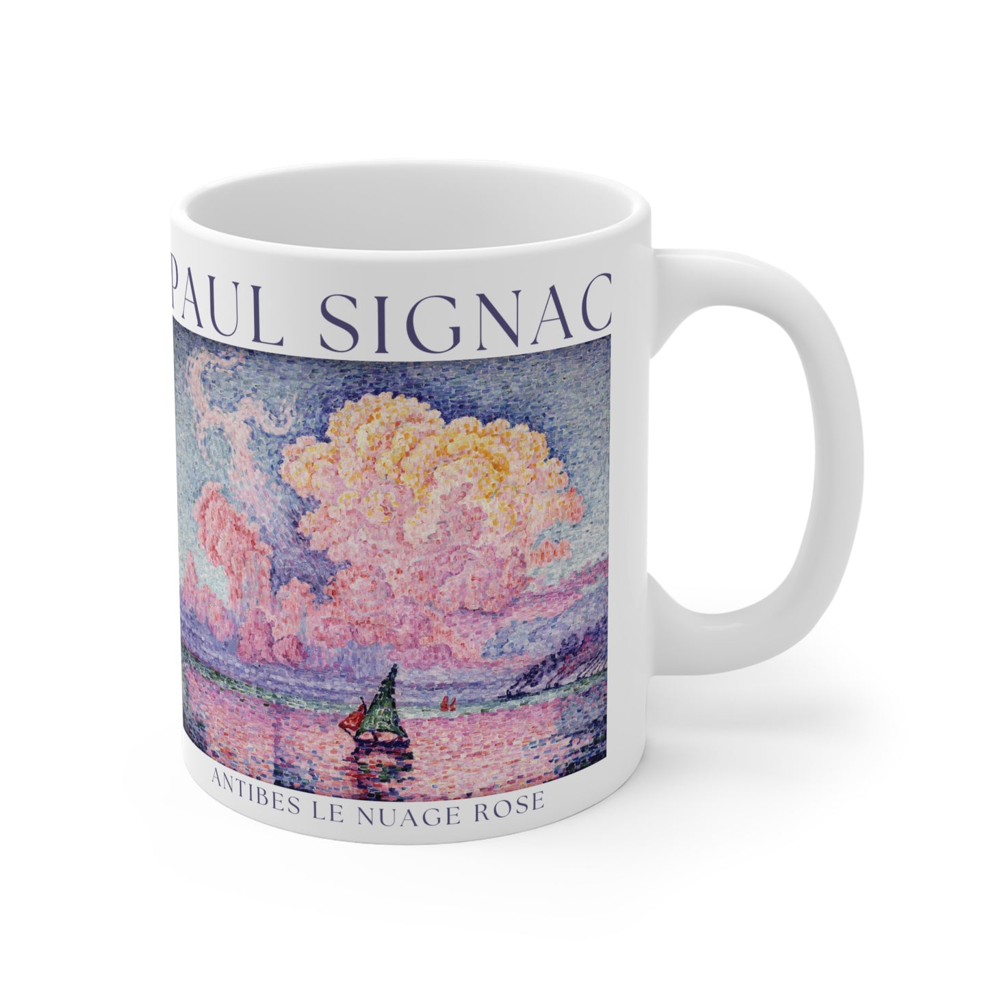 Paul Signac: "Antibes Le Nuage Rose" Ceramic Mug (11oz\15oz\20oz)