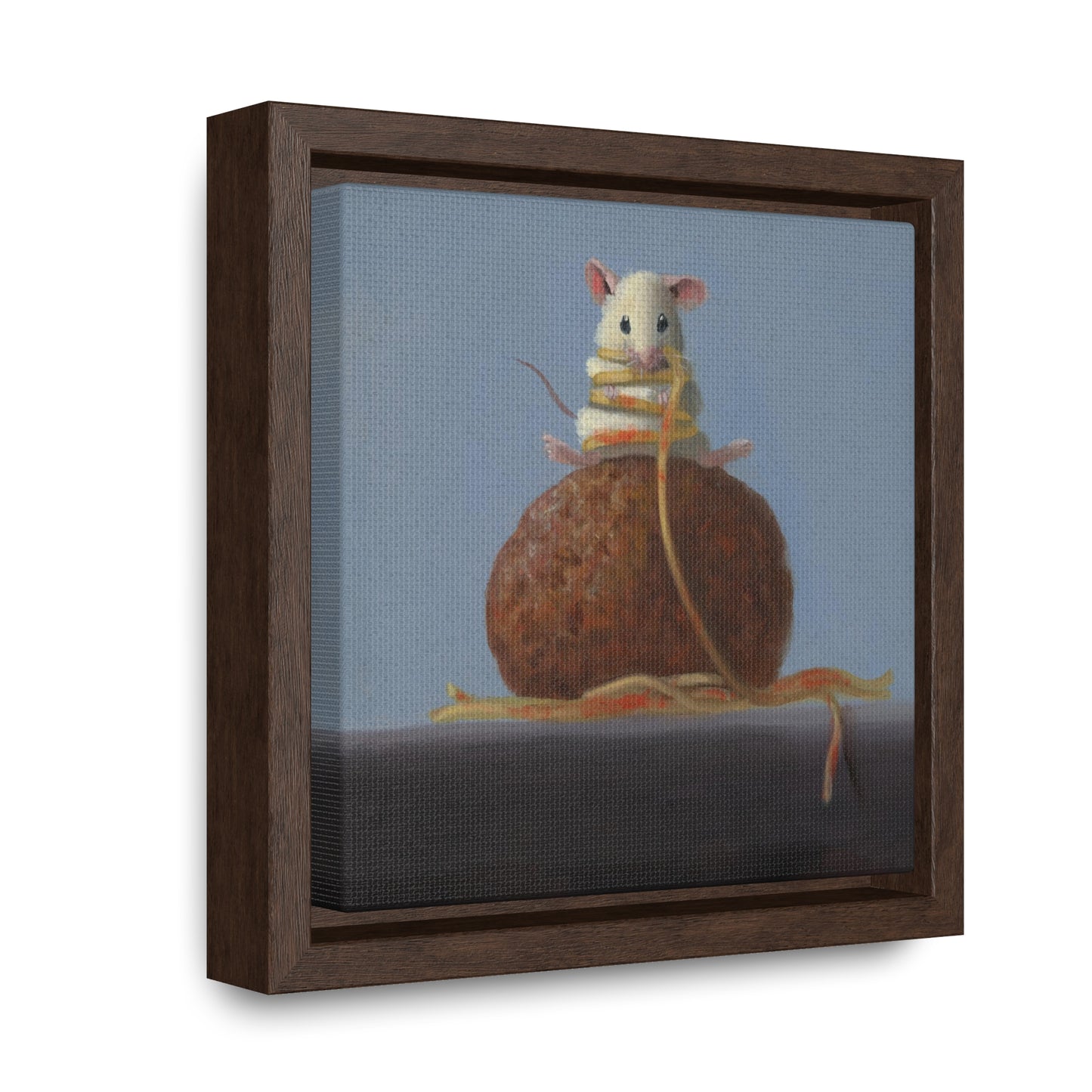 Stuart Dunkel: "Tied Up" - Framed Canvas Reproduction