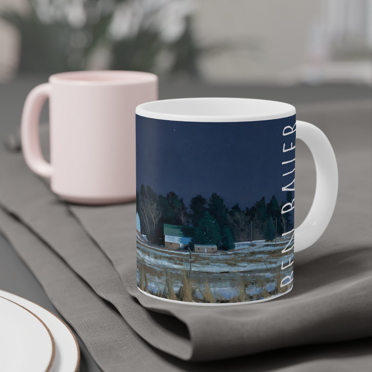 Ben Bauer: "Midnight at 20 Below" Ceramic Mug (11oz, 15oz, 20oz)