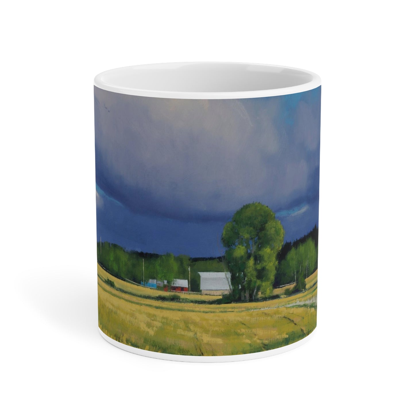 Ben Bauer: "September Fields, Lowry MN" Ceramic Mug (11oz, 15oz, 20oz)