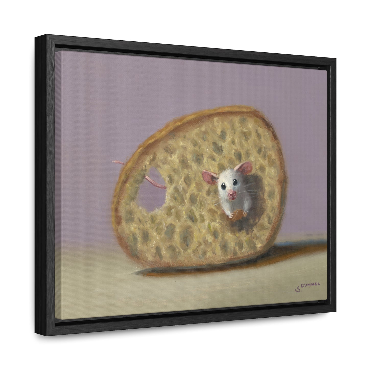 Stuart Dunkel: "Hide Out" - Framed Canvas Reproduction