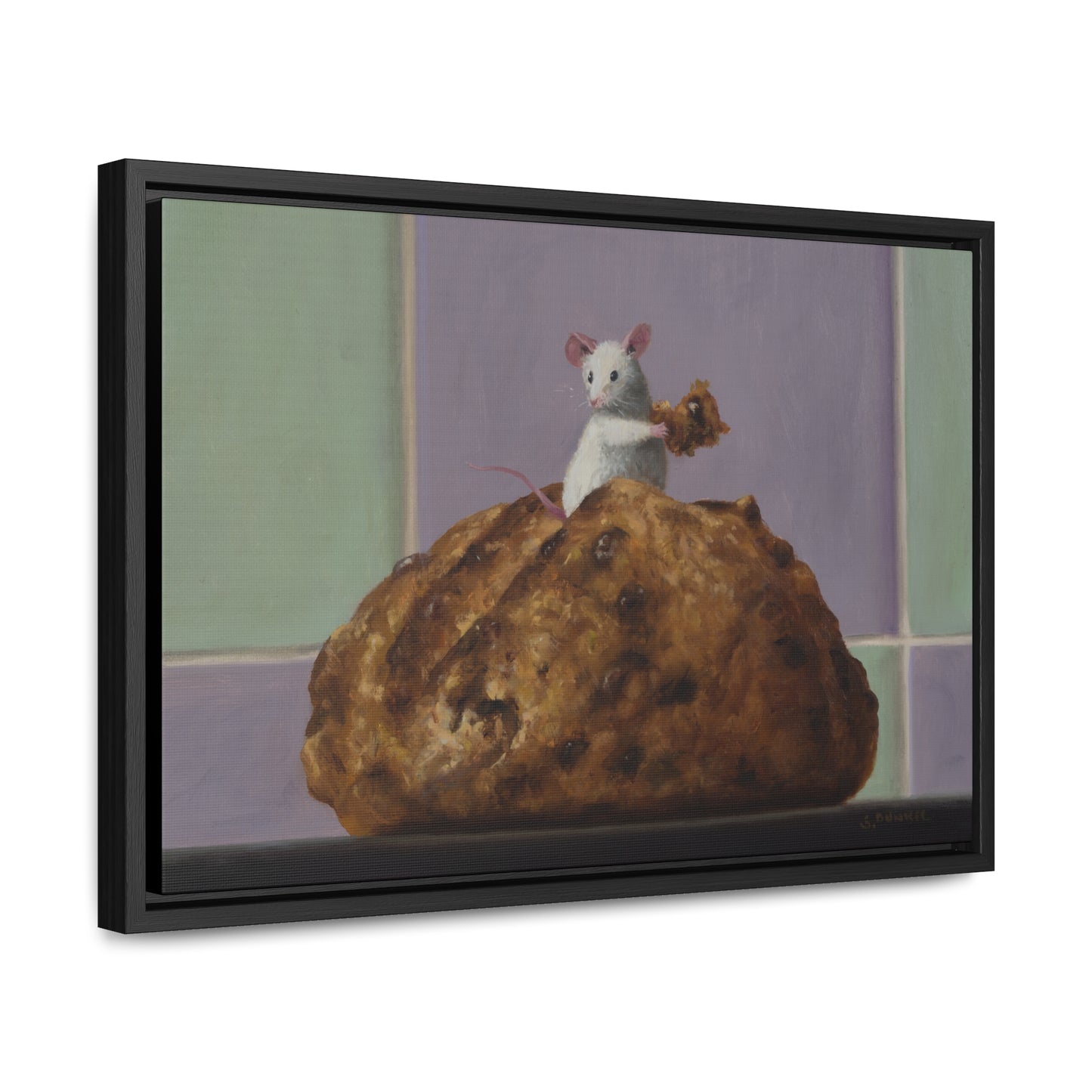 Stuart Dunkel: "Loafer" - Framed Canvas Reproductions