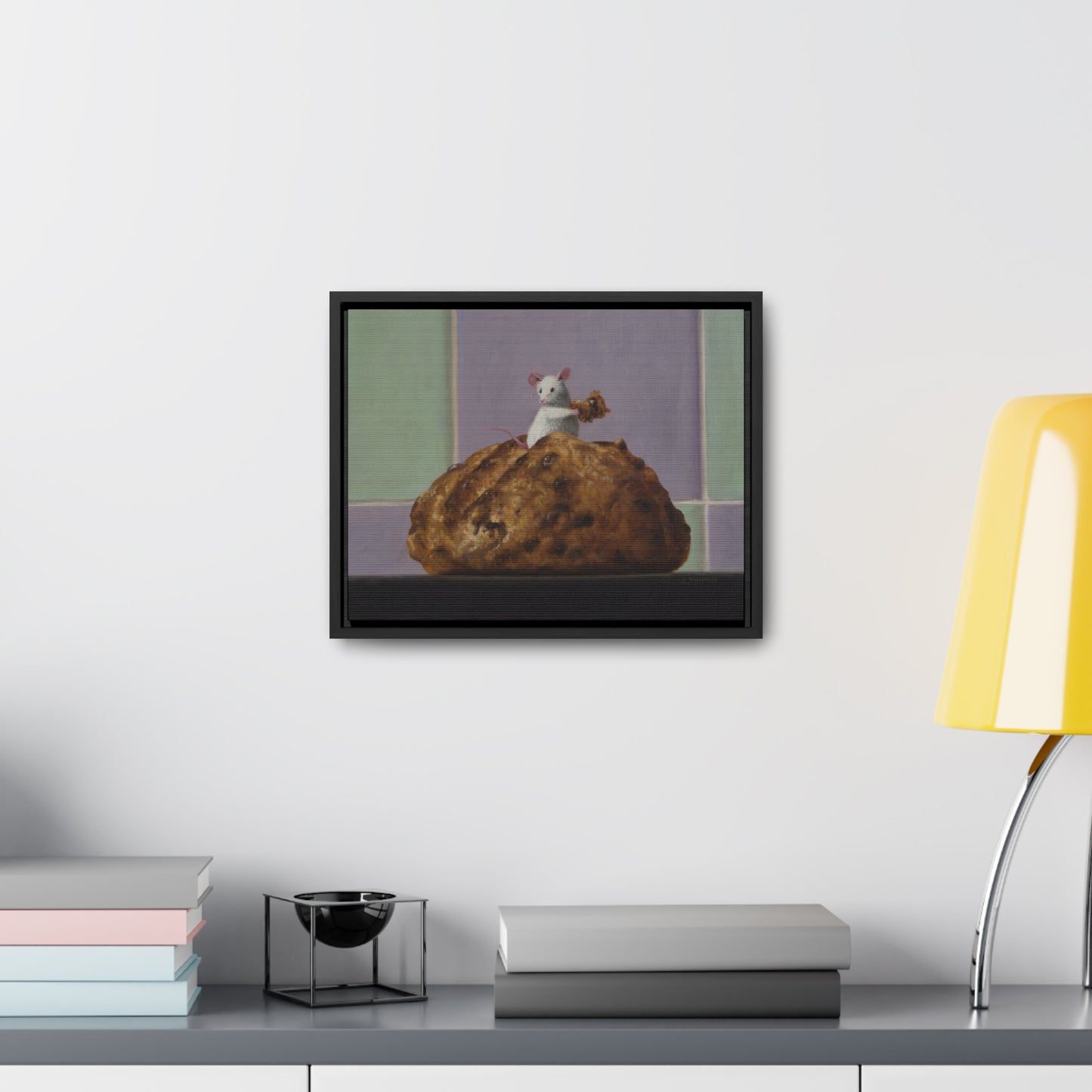 Stuart Dunkel: "Loafer" - Framed Canvas Reproductions