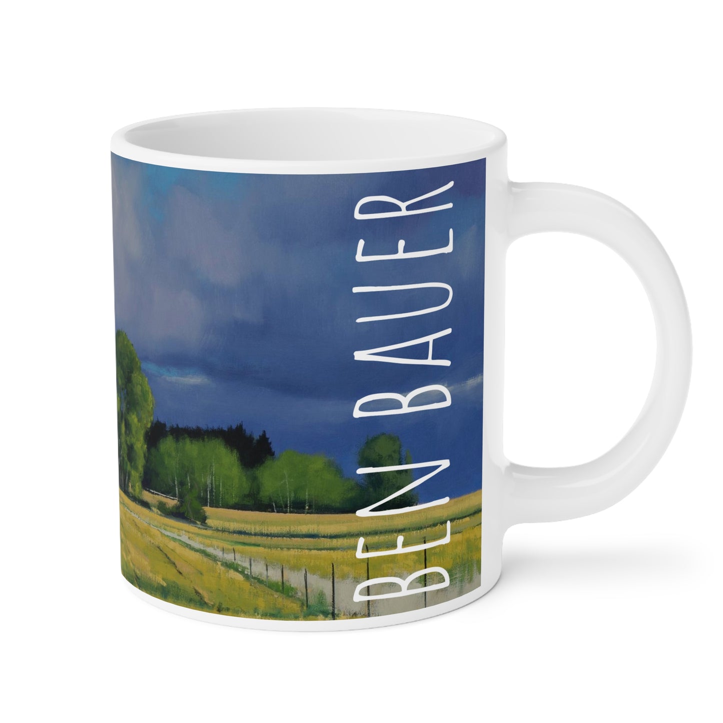 Ben Bauer: "September Fields, Lowry MN" Ceramic Mug (11oz, 15oz, 20oz)