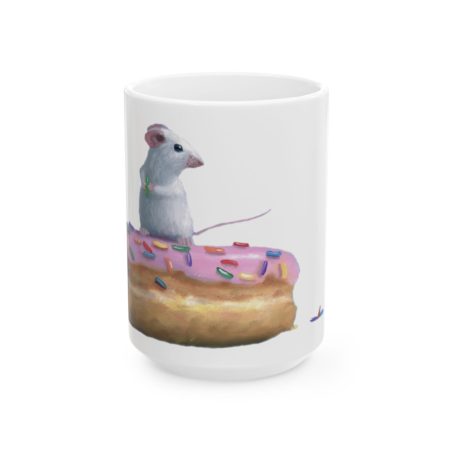 Stuart Dunkel | Conquered Donut Ceramic Mug