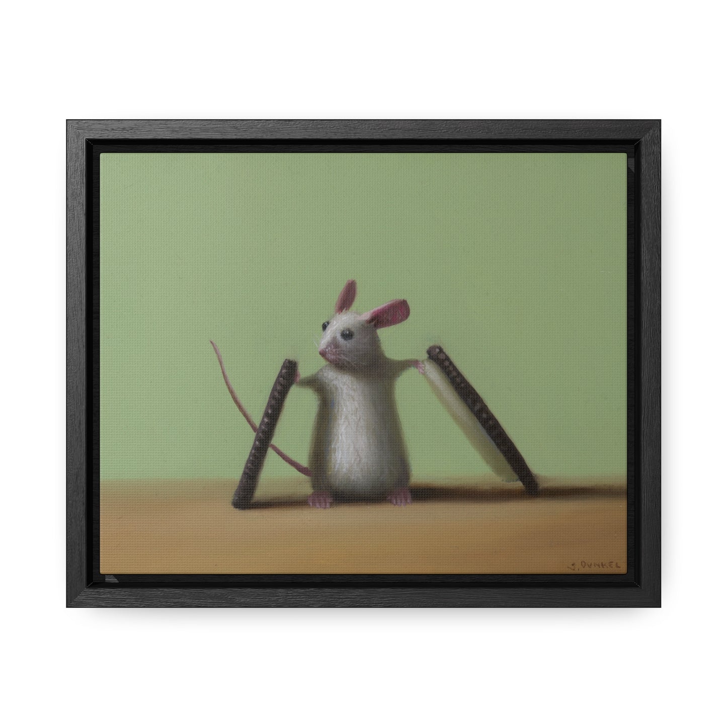 Stuart Dunkel: "Decisions" - Framed Canvas Reproduction