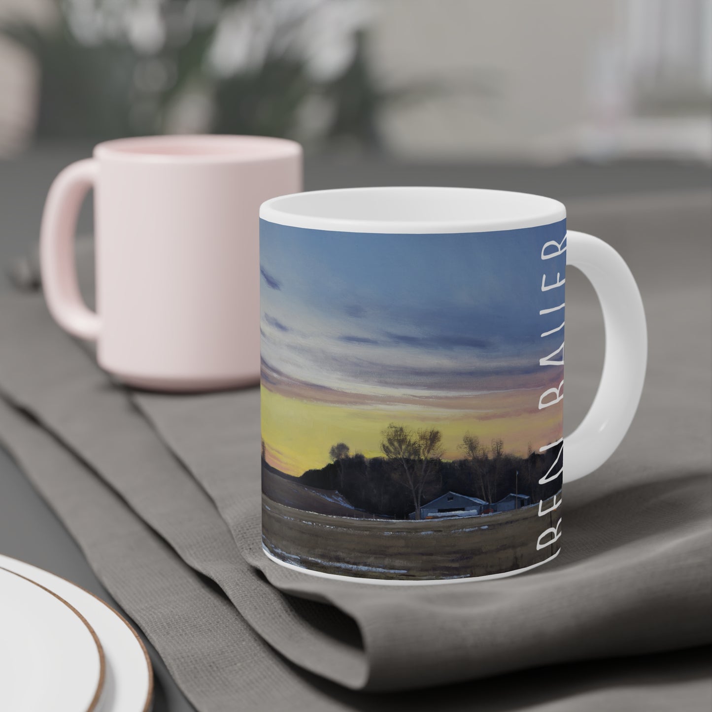 Ben Bauer: "St. Croix Valley Sunset" Ceramic Mug (11oz, 15oz, 20oz)