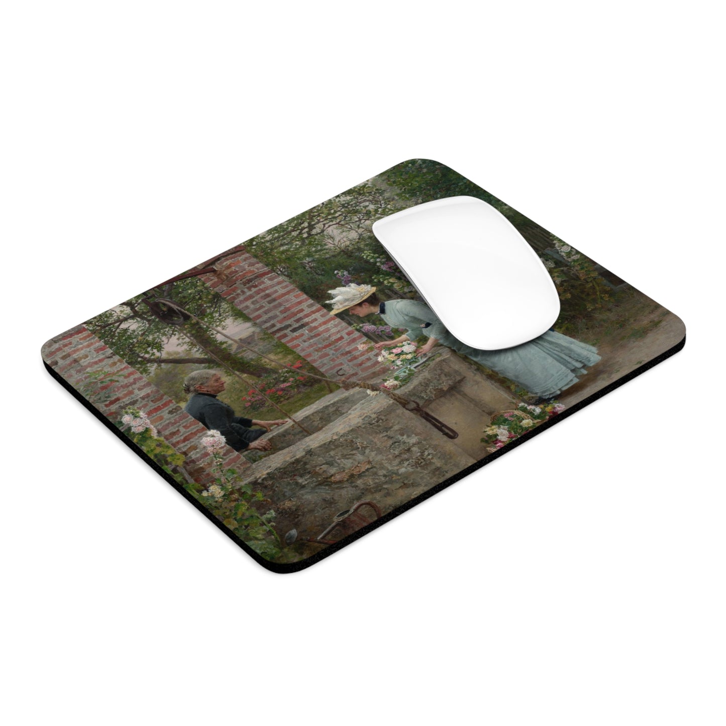 Marie Francois Firmin-Girard: "Un Puits Mitoyen" – Mouse Pad