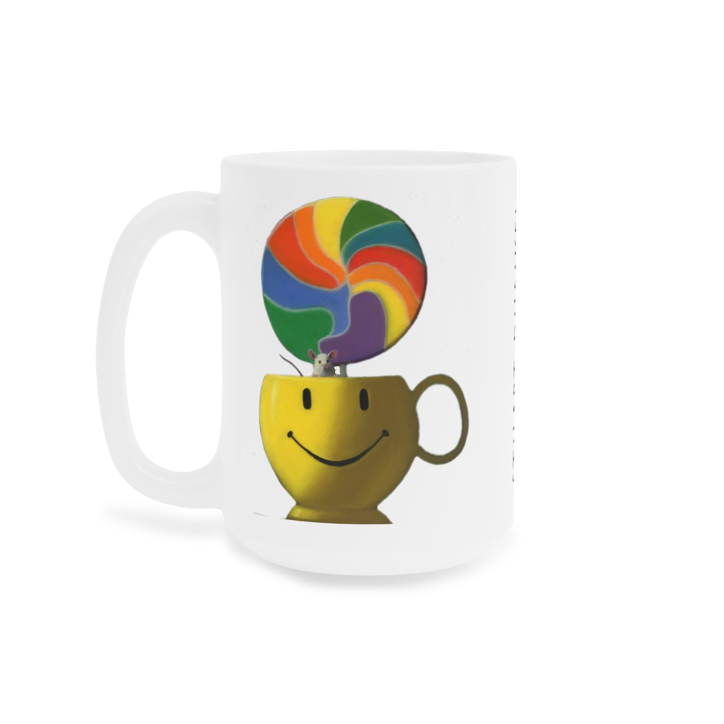 Stuart Dunkel: "Be Happy" Ceramic Mug (11oz\15oz\20oz)