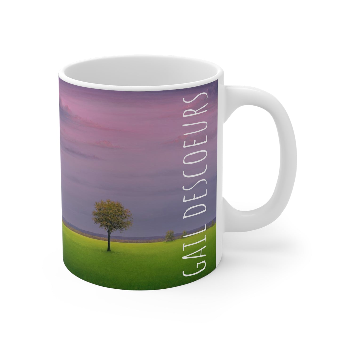 Gail Descoeurs: "Here and Now" Ceramic Mug (11oz\15oz\20oz)