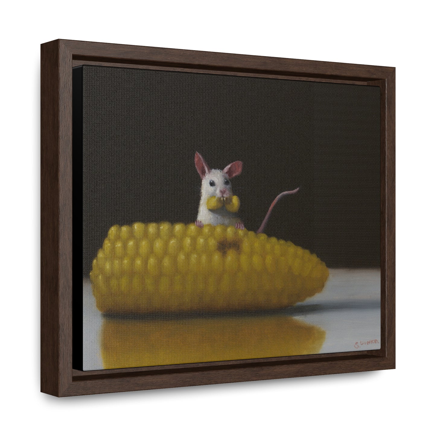 Stuart Dunkel's "Floss" - Framed Canvas Reproduction