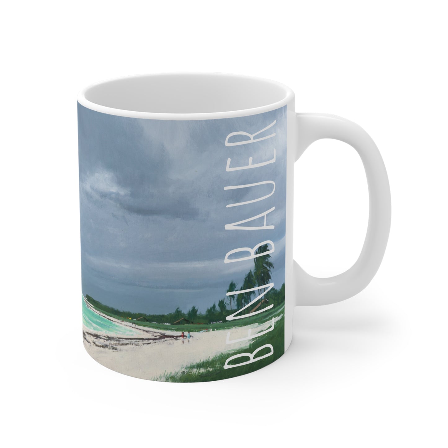 Ben Bauer: "Sandspur Beach, Florida" Ceramic Mug (11oz, 15oz, 20oz)