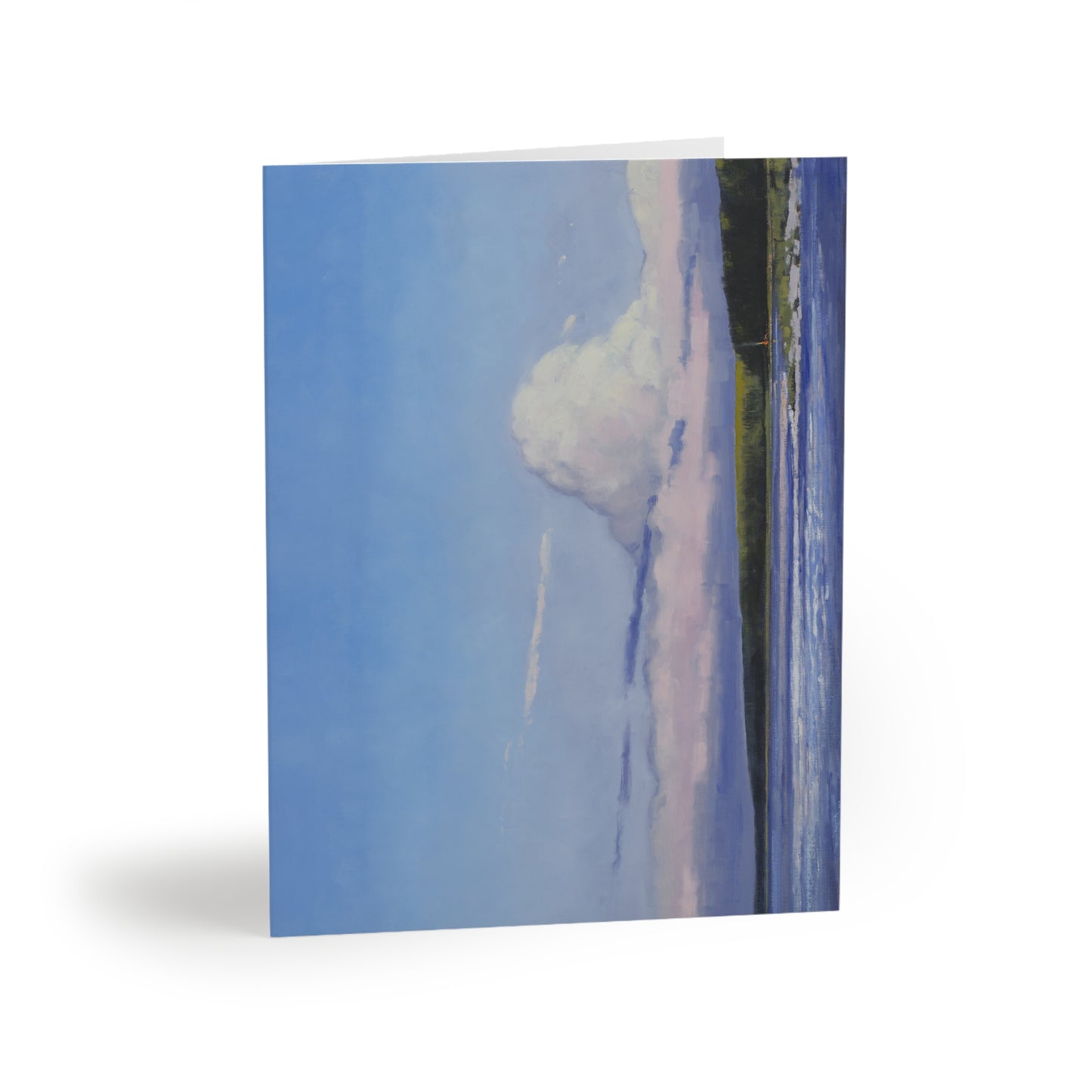 Ben Bauer: "Bonfire Time, Baileys Harbor Door County" - Greeting Cards (8, 16, and 24 pcs)