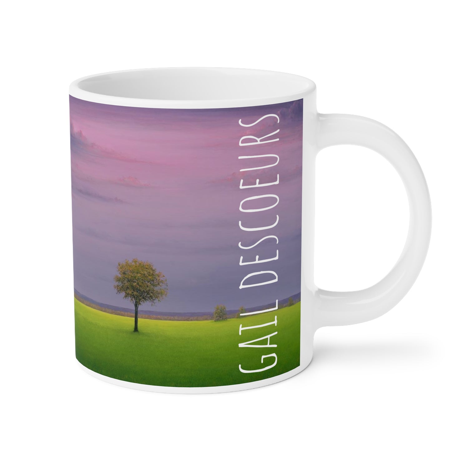 Gail Descoeurs: "Here and Now" Ceramic Mug (11oz\15oz\20oz)