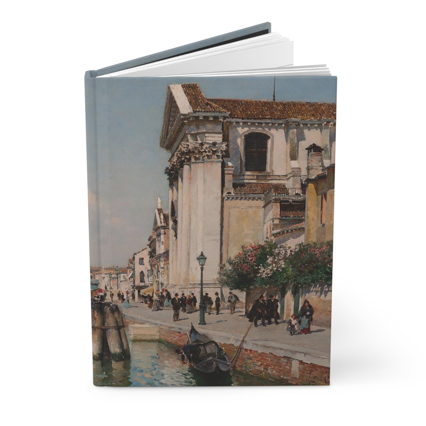 Federico del Campo: "The Giudecca Canal Santa Maria de Rosario" - Hardcover Journal