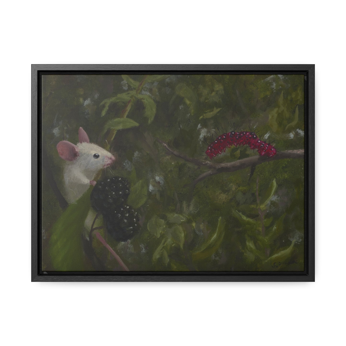 Stuart Dunkel: "Rivals" - Framed Canvas Reproduction