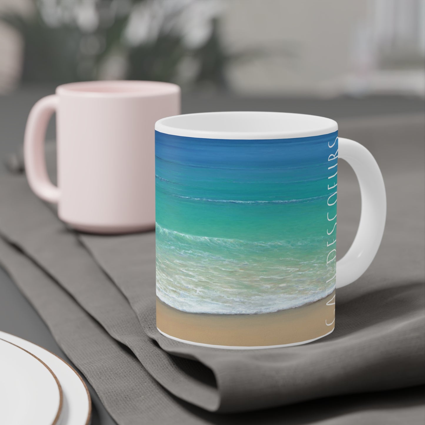 Gail Descoeurs: "Mysterious Sea" Ceramic Mug (11oz\15oz\20oz)