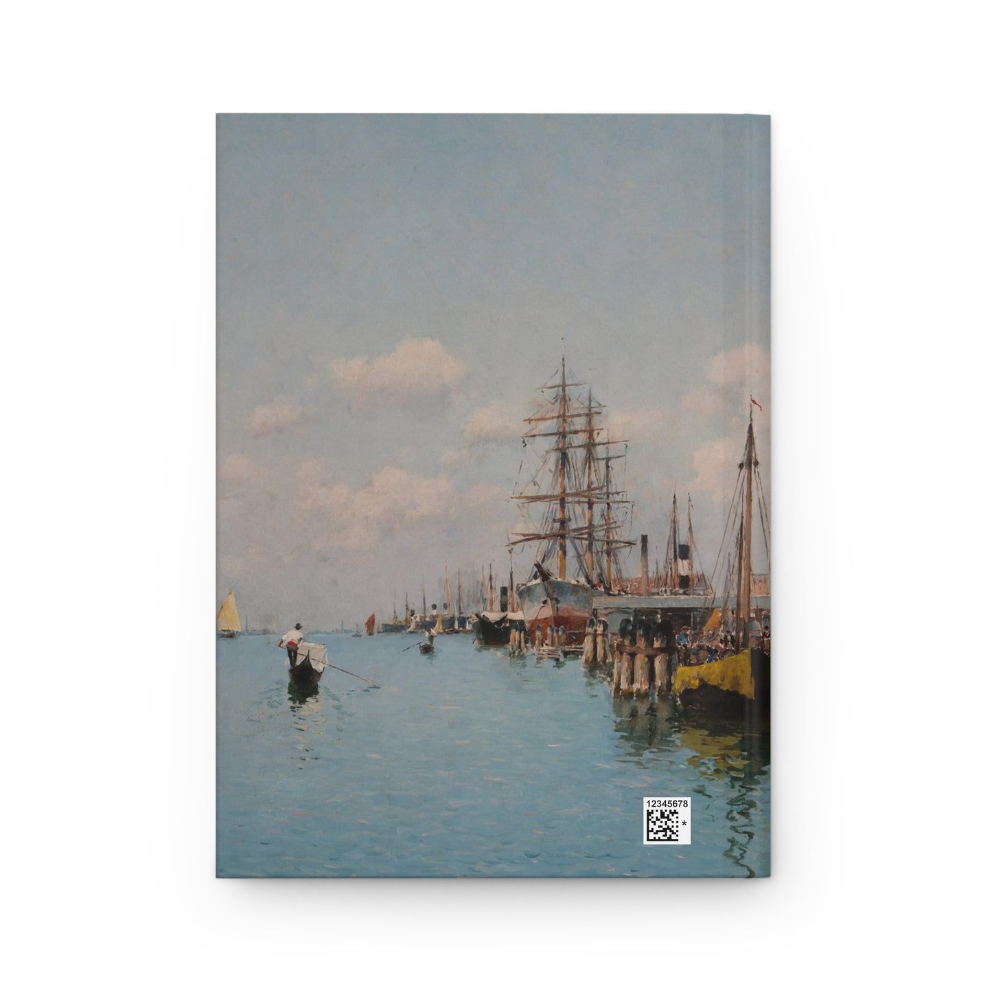 Federico del Campo: "The Giudecca Canal Santa Maria de Rosario" - Hardcover Journal