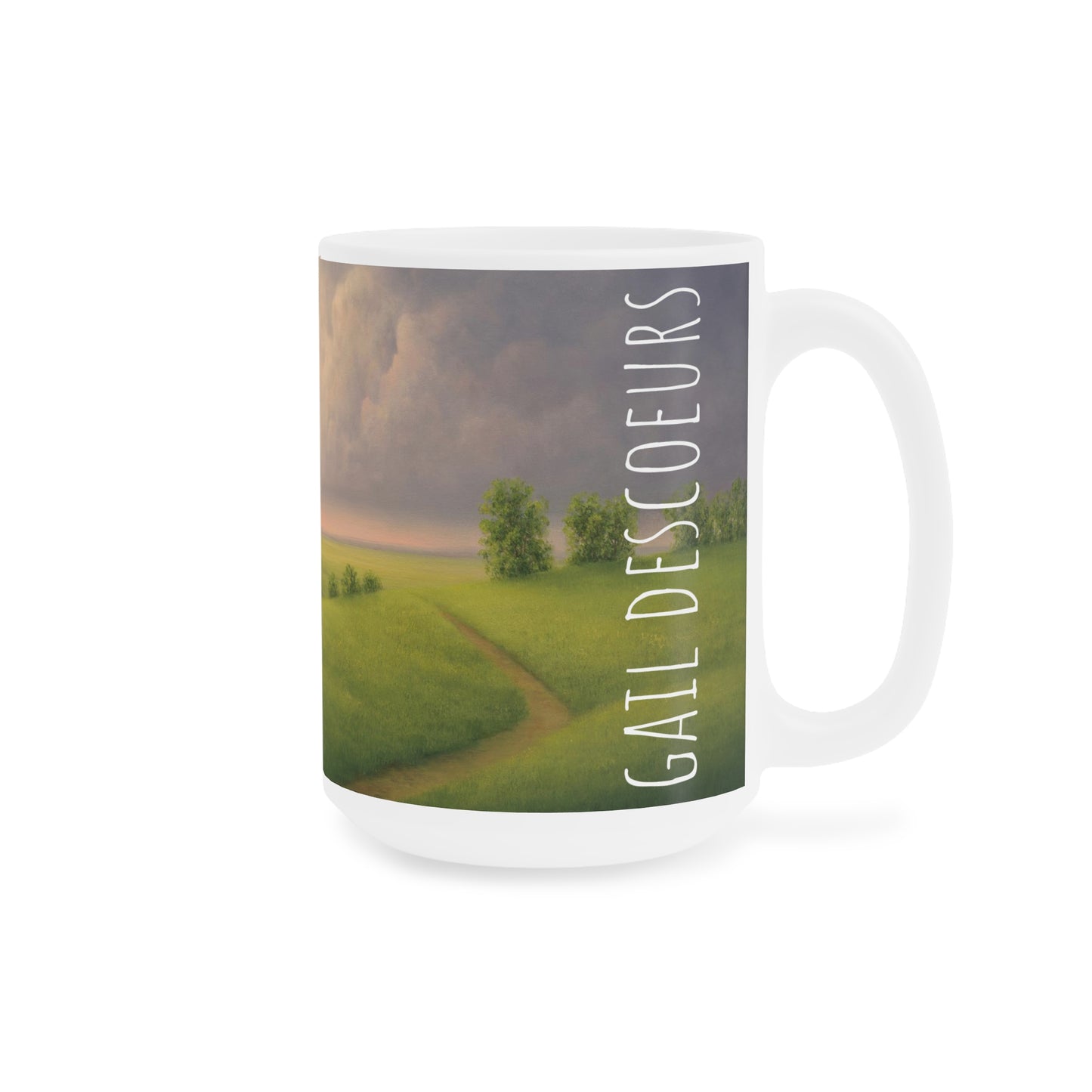 Gail Descoeurs: "Passage" Ceramic Mug (11oz\15oz\20oz)