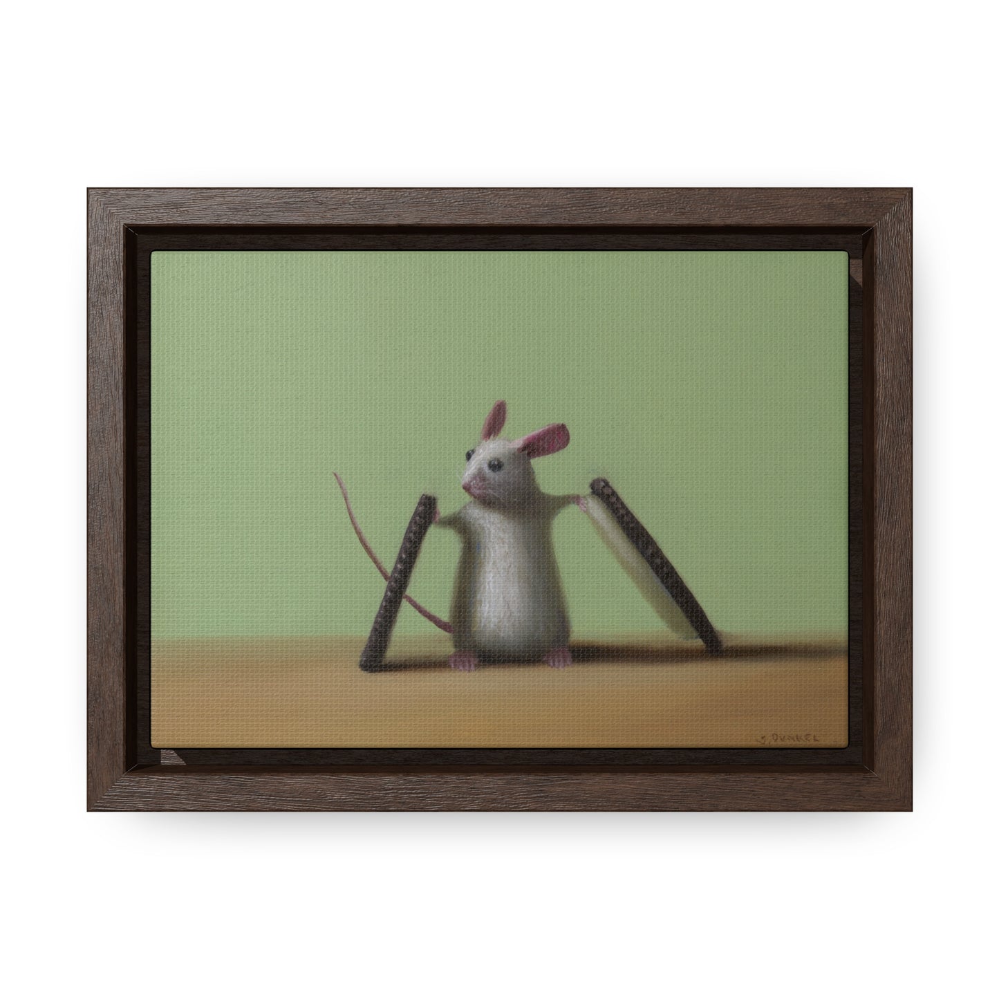 Stuart Dunkel: "Decisions" - Framed Canvas Reproduction