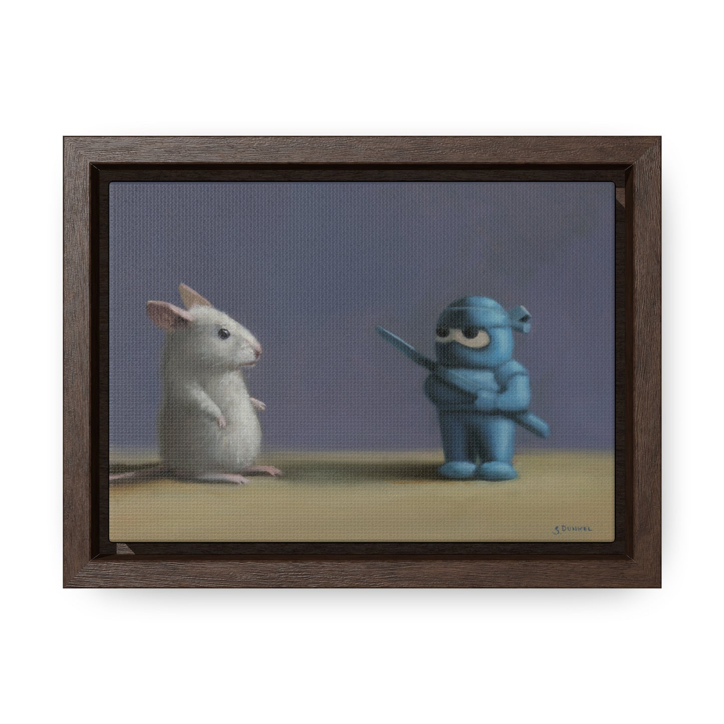 Stuart Dunkel: "Peace Talks" - Framed Canvas Reproduction