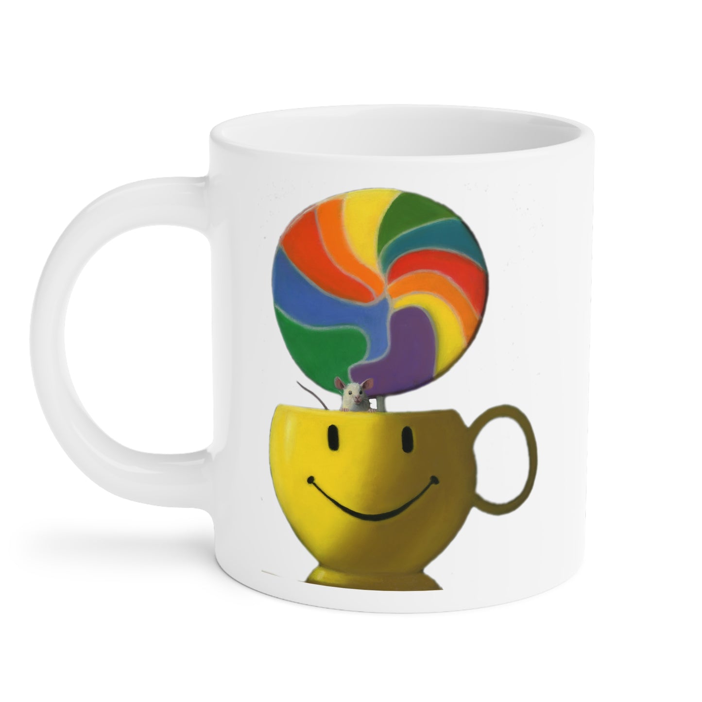 Stuart Dunkel: "Be Happy" Ceramic Mug (11oz\15oz\20oz)