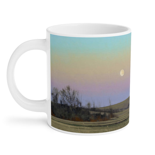 Ben Bauer: "Minnesota Glacial Lakes Area at Dusk" Ceramic Mug (11oz, 15oz, 20oz)