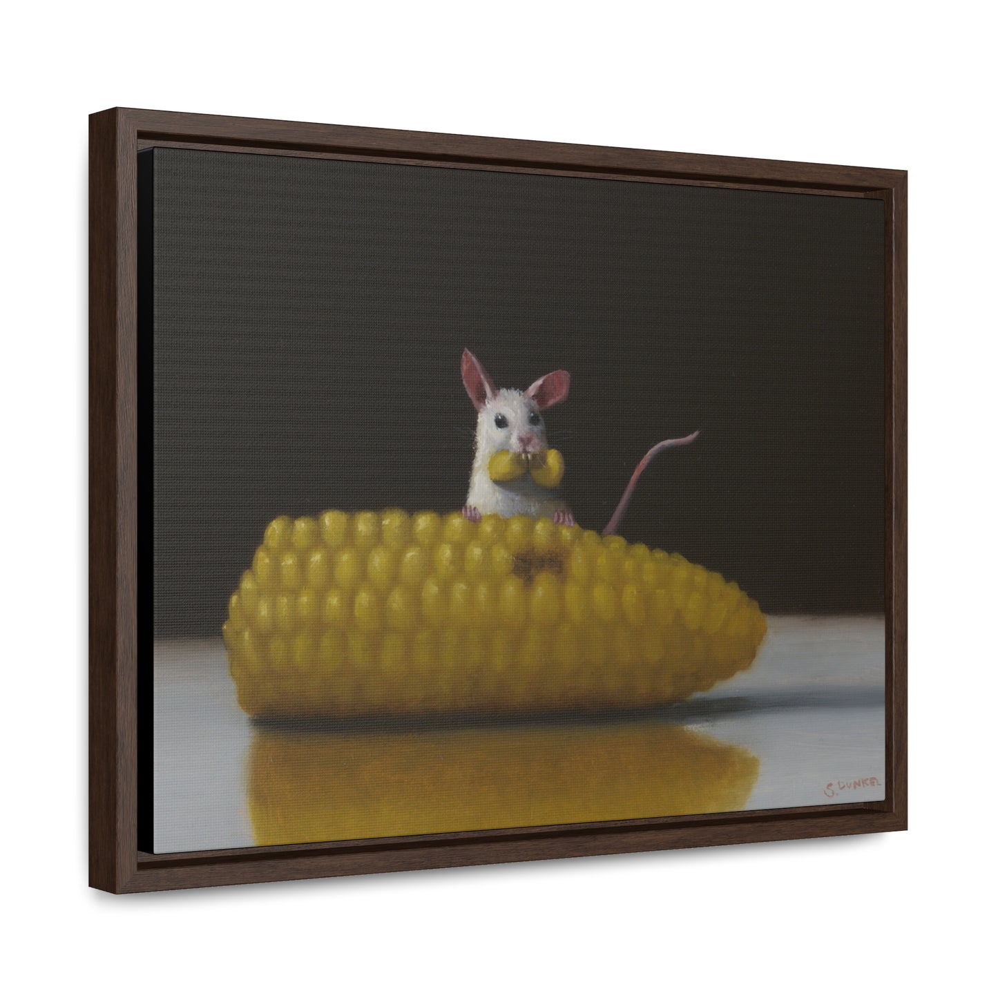 Stuart Dunkel's "Floss" - Framed Canvas Reproduction