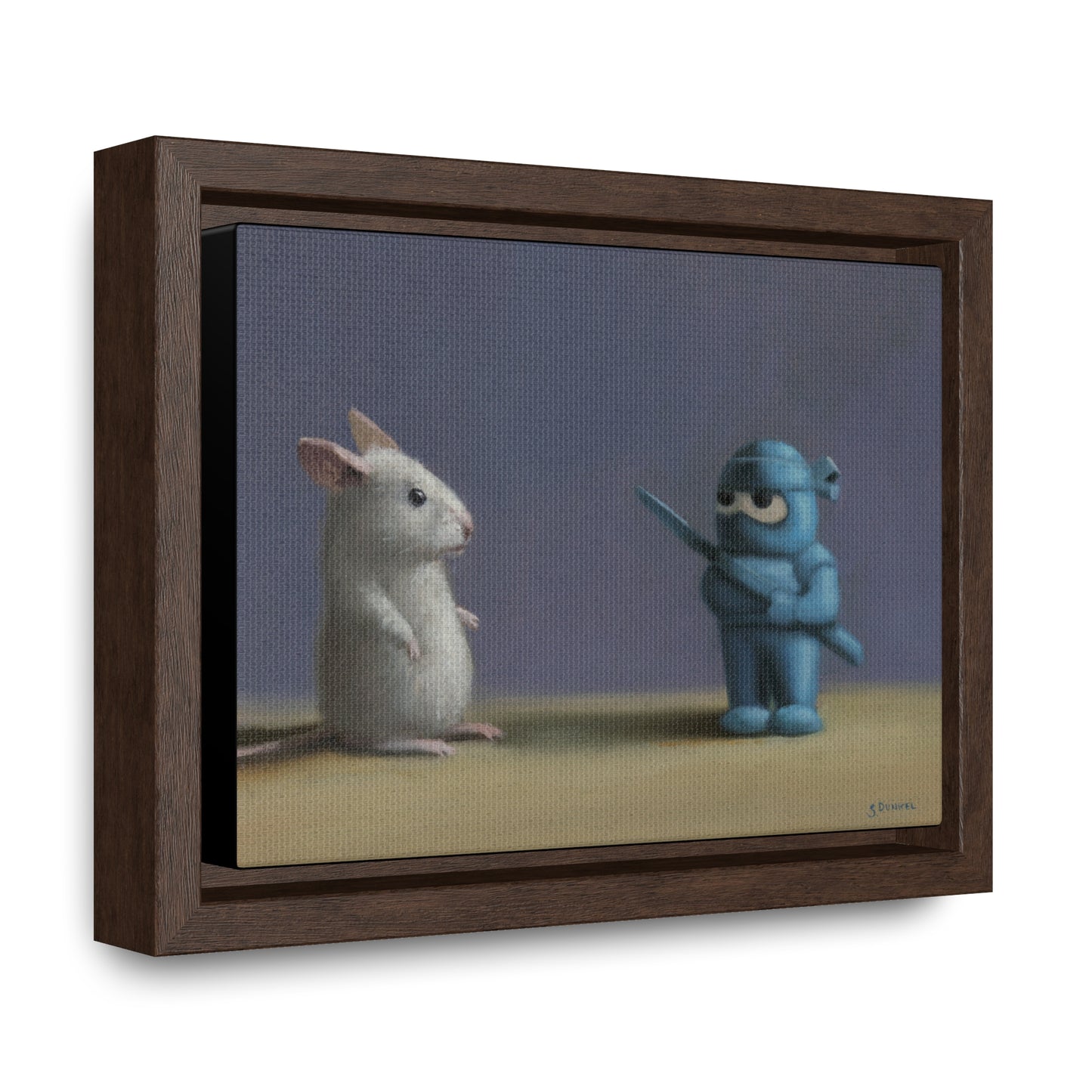 Stuart Dunkel: "Peace Talks" - Framed Canvas Reproduction