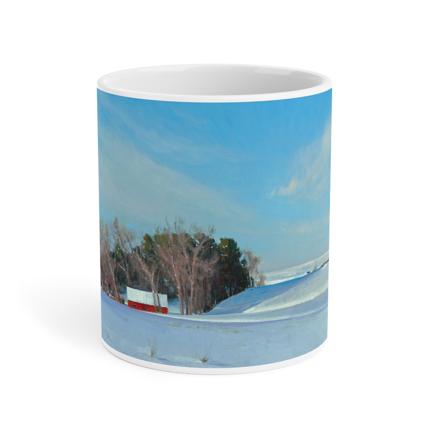 Ben Bauer: "Winter Hills of Somerset" Ceramic Mug (11oz, 15oz, 20oz)