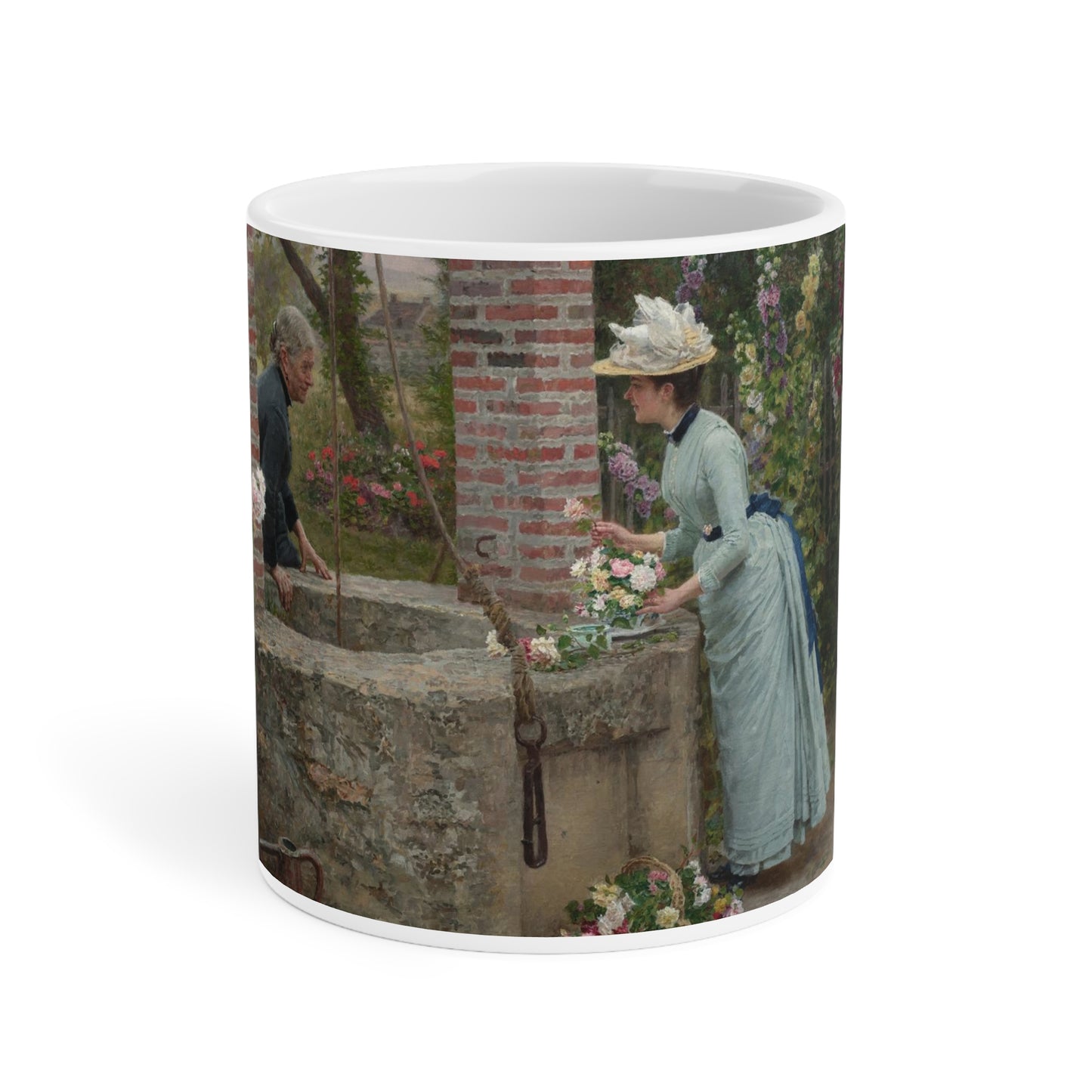 Marie Francois Firmin-Girard: "Un Puits Mitoyen" Ceramic Mug (11oz\15oz\20oz)