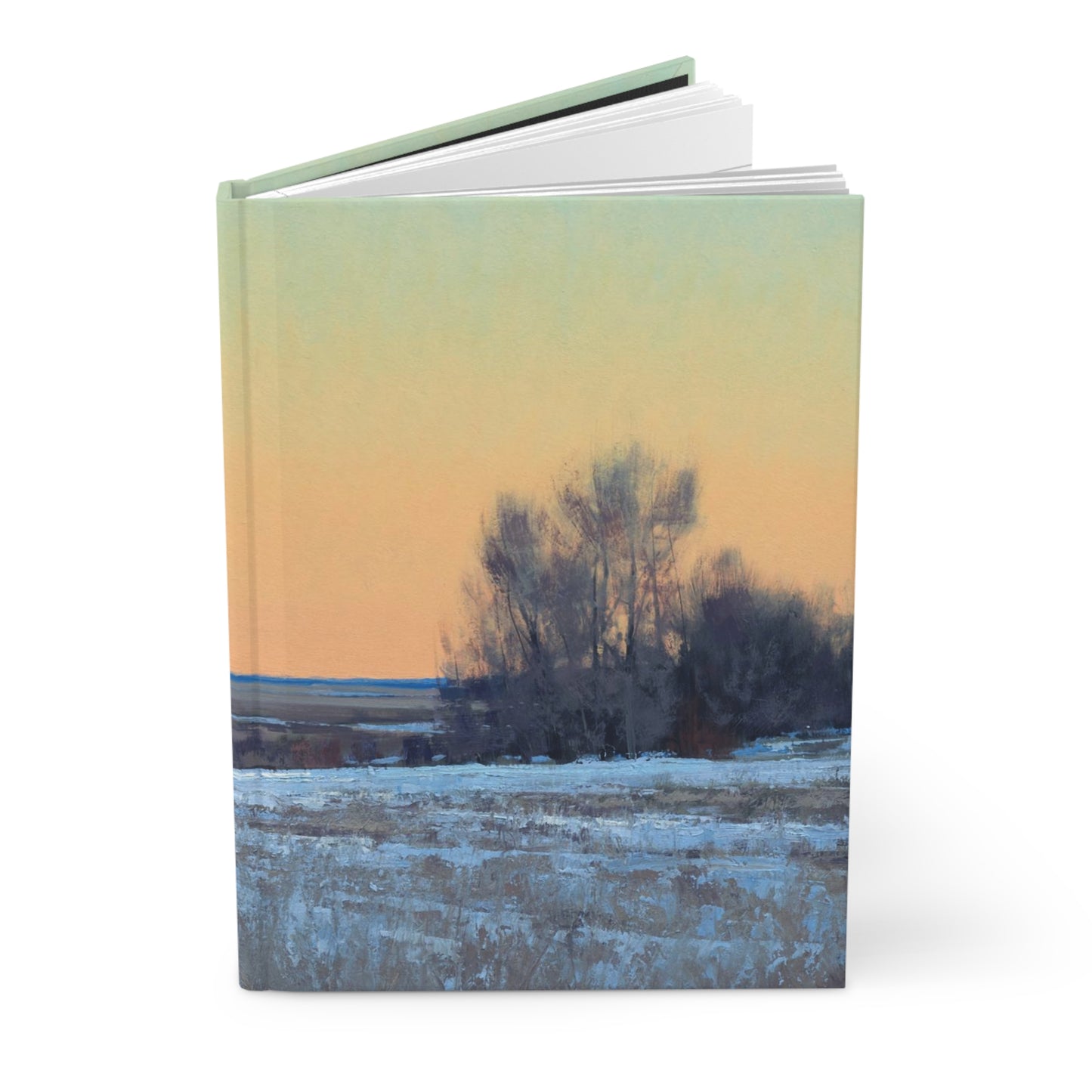 Ben Bauer: "Late Afternoon in March, Lowry, MN" - Hardcover Journal Matte