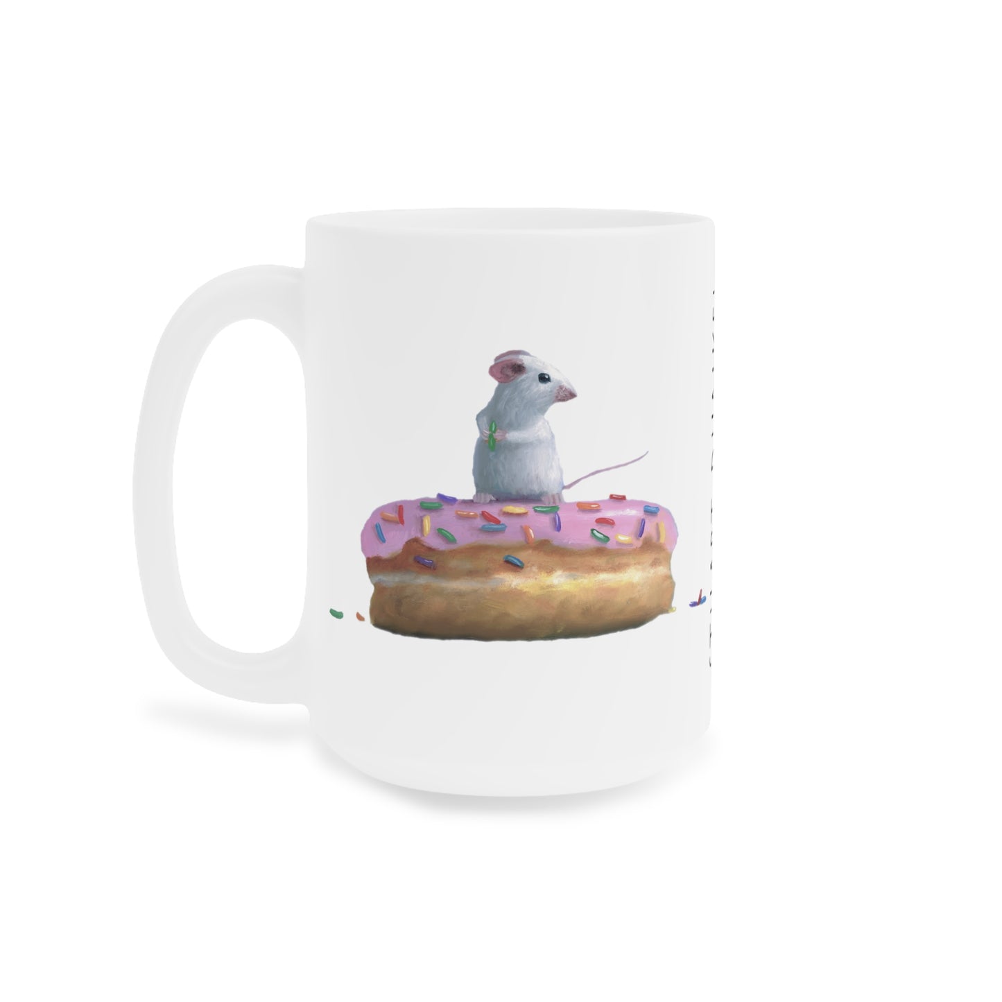 Stuart Dunkel: "Conquered Donut" Ceramic Mug (11oz\15oz\20oz)