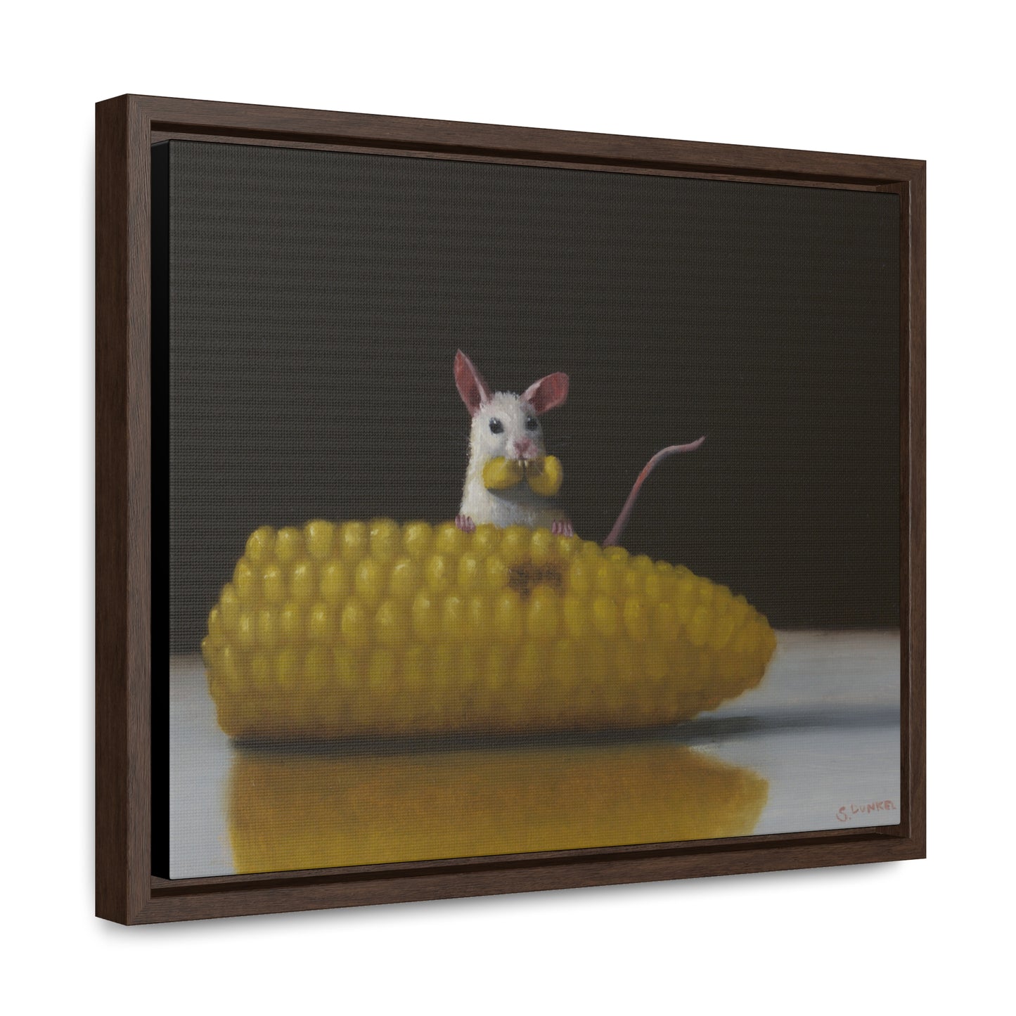 Stuart Dunkel's "Floss" - Framed Canvas Reproduction