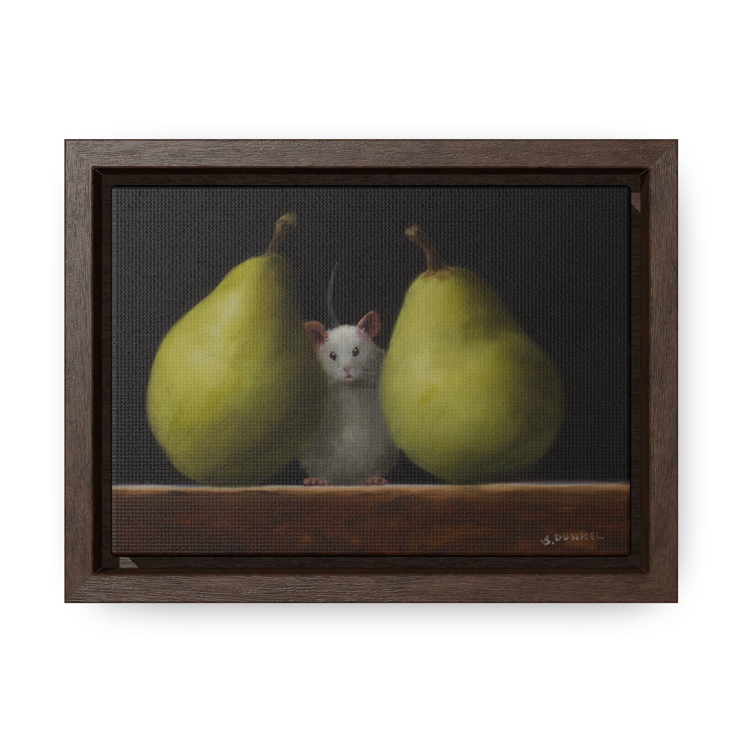 Stuart Dunkel: "Buddies" - Framed Canvas Reproduction