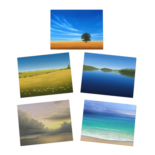 Gail Descoeurs Multi-Design Greeting Cards (5-Pack)