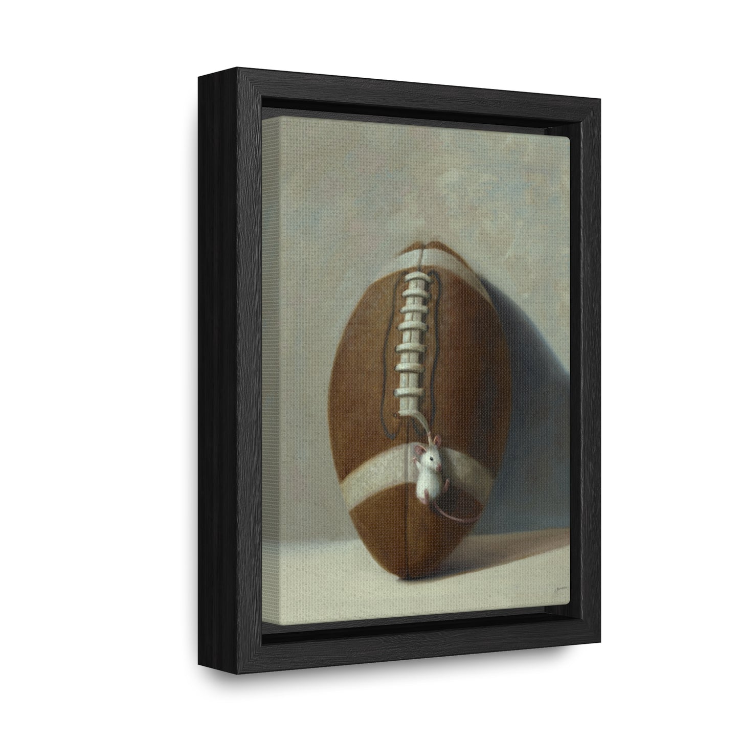 Stuart Dunkel: "Off Side" - Framed Canvas Reproduction