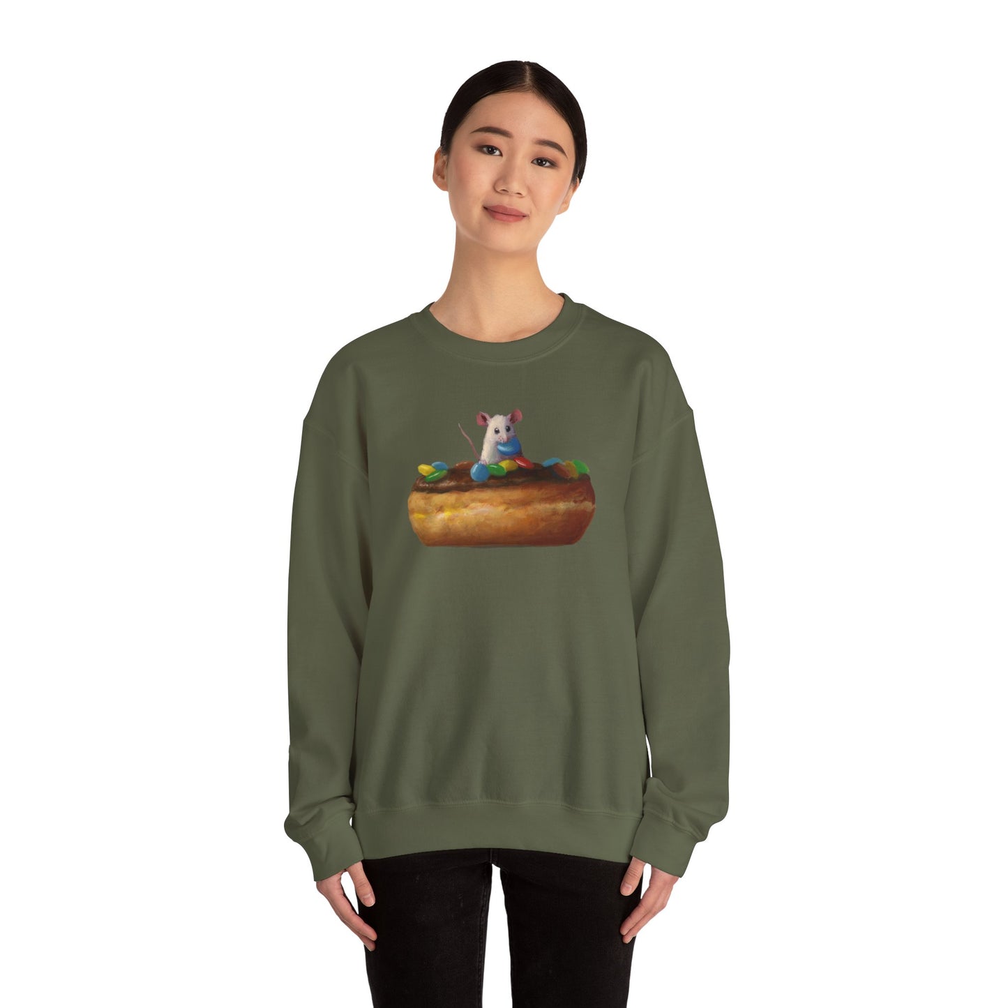 Stuart Dunkel: "Best Donut" - Crewneck Sweatshirt